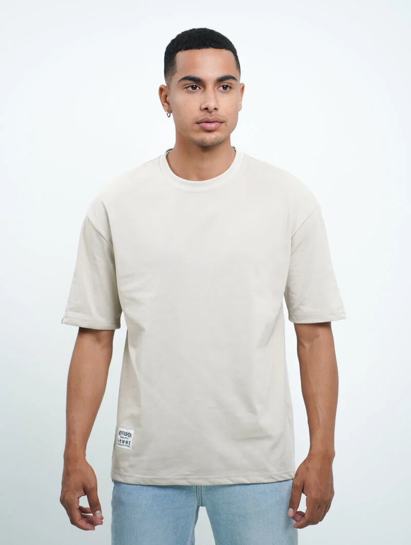 T-shirt col rond basic